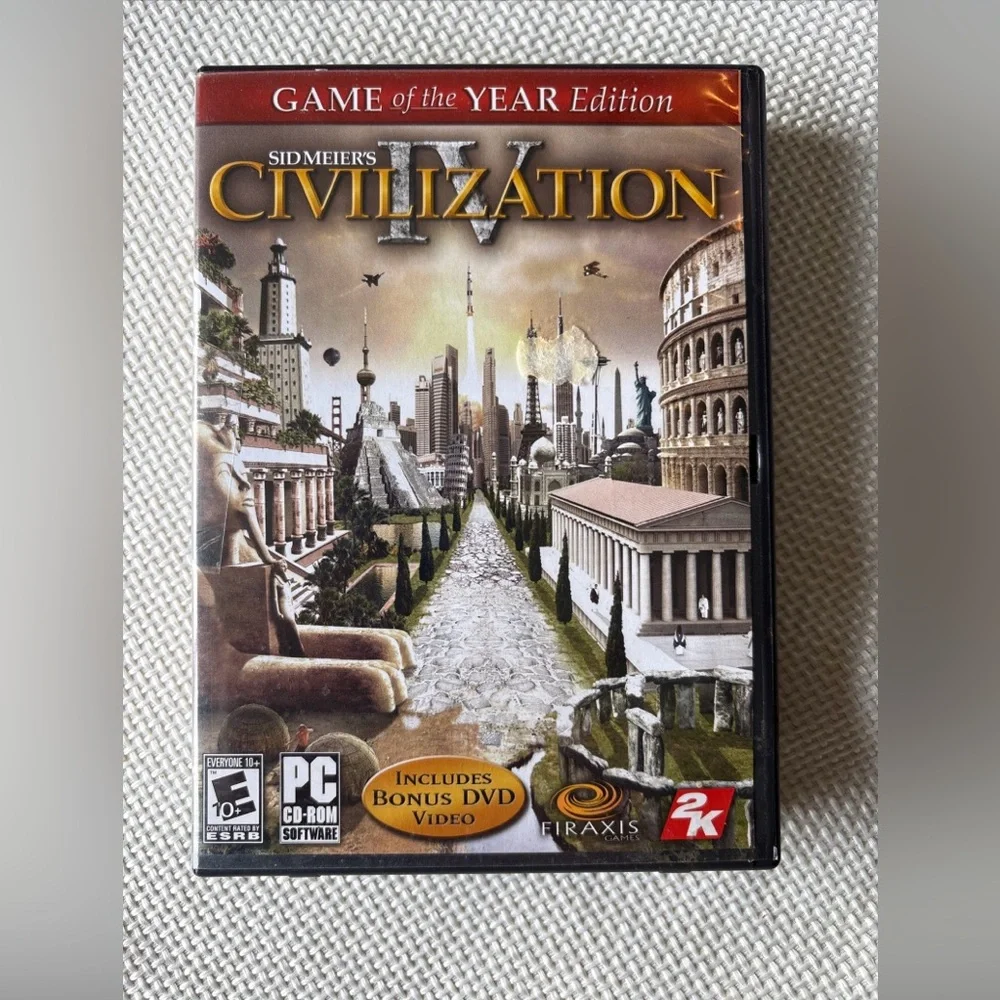 Sid Meier's Civilization IV Game of the Year Edition PC CD-ROM Game Complete